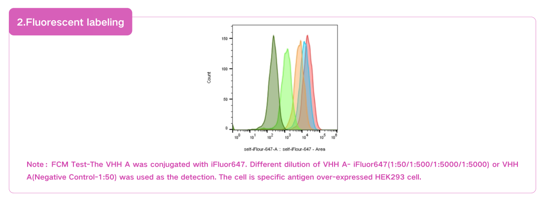 Nano antibody labeling platform